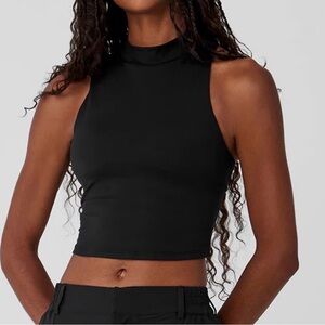 NWT Alo Yoga Too That Bra Tank in Black, Size Medium